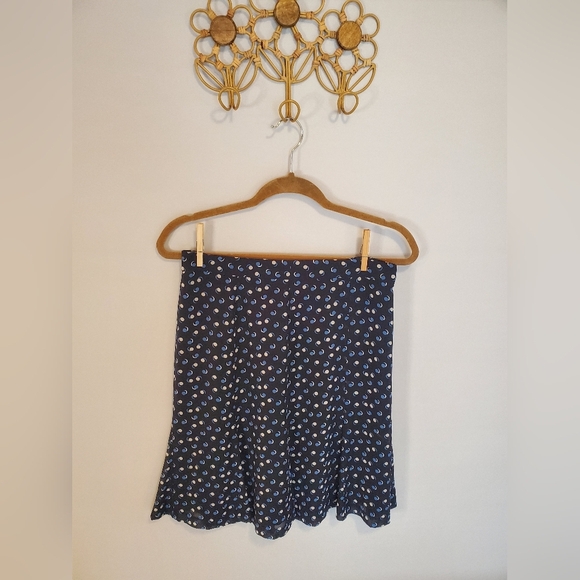 90s, Y2k Polka Dot Print Skirt - Picture 1 of 8